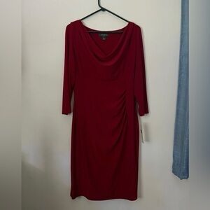 NWT Lauren Ralph Lauren Red Dress Size 12